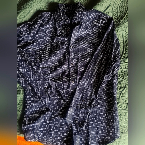 SOLD - Deep blue shirt for men - Picture 1 of 5